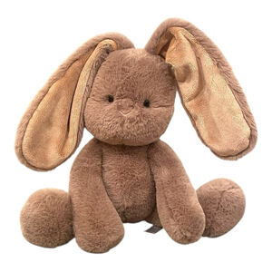 Aurora Bunny Rabbit Taupe Candy Cottontails Plush Stuffed Animal Easter 10"